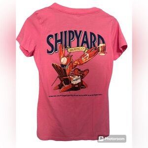 Pink Shipyard t-shirt - size M